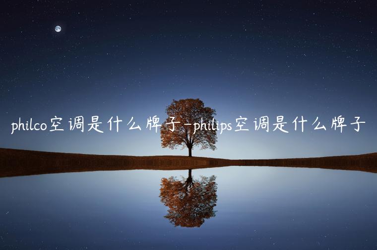 philco空调是什么牌子-philips空调是什么牌子